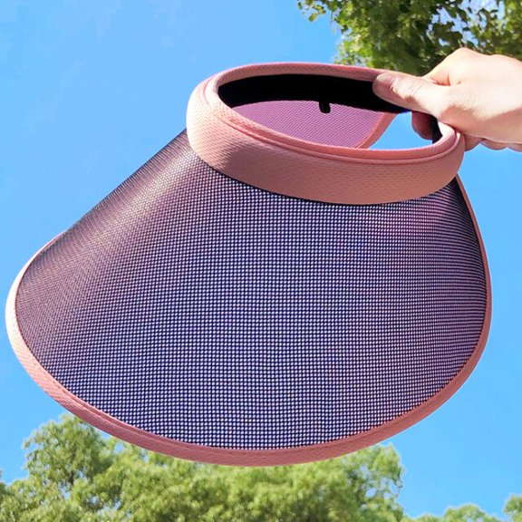 SikaFu Spring Summer Cap Women Big Wide Brim Sun Hat Lady Anti-UV Beach Cap Female Riding Sun Visor Hat Adjustable Visor Cap