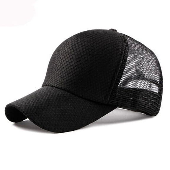 SikaFu Spring Summer Hats for Men Women Solid Plain Mesh Cap Trucker Caps Adjustable Snapback Baseball Caps Unisex Baseball Hats