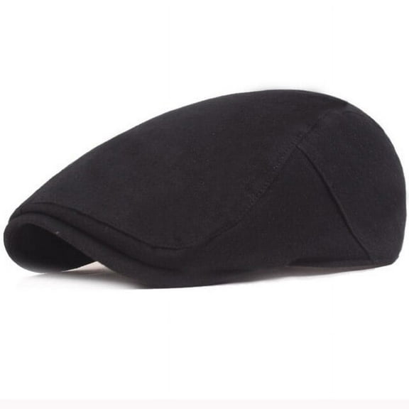 SikaFu Spring Summer Men Women Berets Retro Solid Plain Ivy Newsboy Flat Cap Retro Artist Painter Beret Hat Adjustable Beret Cap