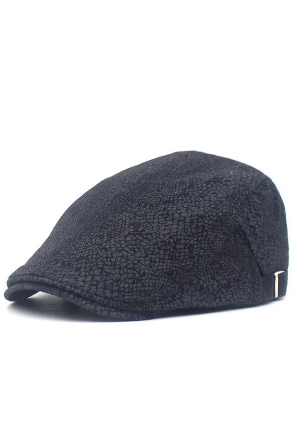 Spring Summer Snake Pattern Newsboy Caps Men Cotton Flat Peaked Cap Women Painter Beret Hats 17