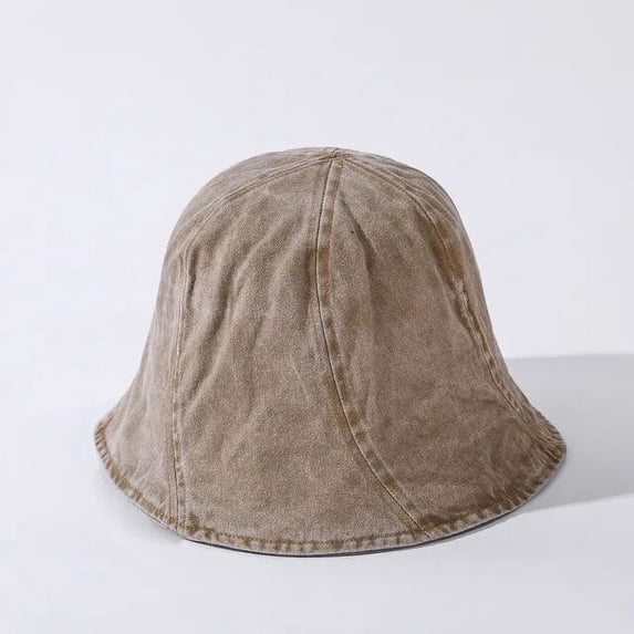 SikaFu Spring and summer new style do old wash cowboy bucket hat female leisure fashion sunshade basin hat joker sun hat