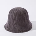 thumbnail image 1 of SikaFu Spring and summer new style do old wash cowboy bucket hat female leisure fashion sunshade basin hat joker sun hat, 1 of 6
