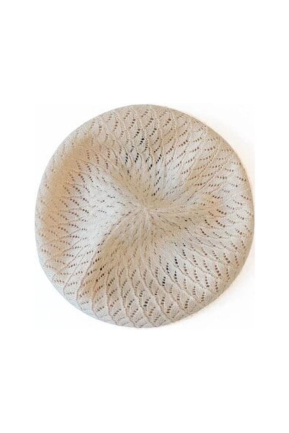 Summer Beret Hats For Women Flat Cap Knit Hollow Beret Hats Lady Girl Berets Hat Bone Female French Painter Hat Sun Cap Gorra