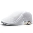 thumbnail image 1 of SikaFu Summer Internet Cooker Men's Grid Bedi Hat Breathd Outdoor Sun Hat Duck Tongue Hat Pure Color Casual Travel Hat, 1 of 8