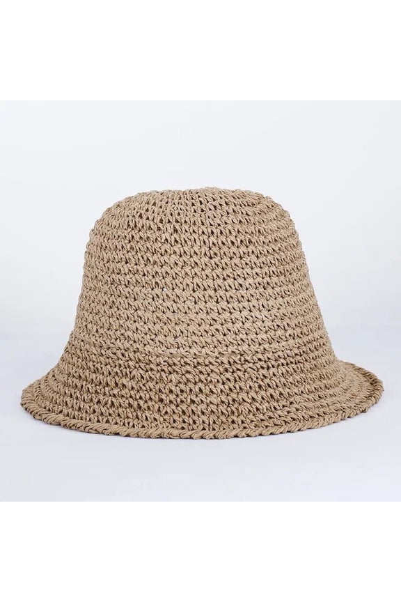 Summer Straw Hat For Women Wide Brim Floppy Panama Sun Hats Female Lady Sunshade Caps Outdoor UV Protect Foldable Beach Sun Cap