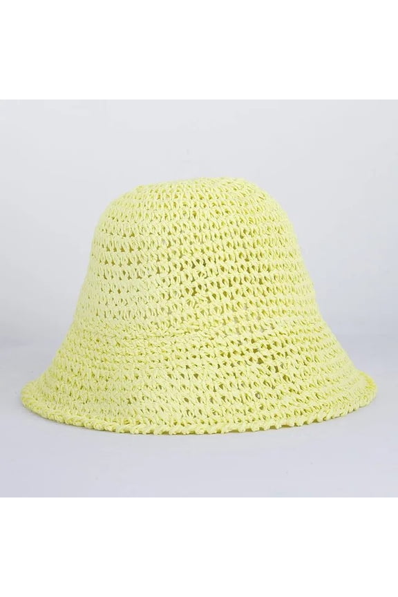 Summer Straw Hat For Women Wide Brim Floppy Panama Sun Hats Female Lady Sunshade Caps Outdoor UV Protect Foldable Beach Sun Cap