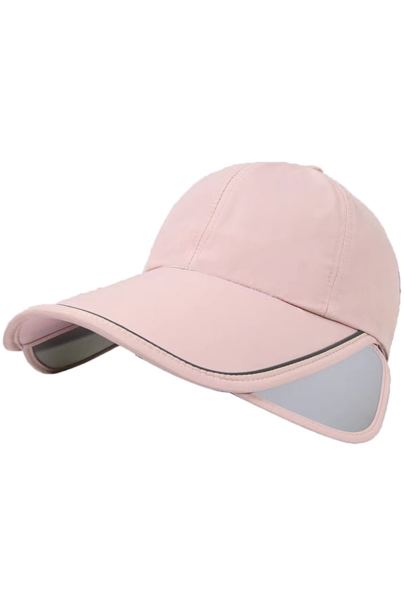 Summer Sunscreen Women's Anti -Ultraviolet Rays, Increase The Brimning Hat, Empty Top Peaked Hat, Ponytail Sun Hat