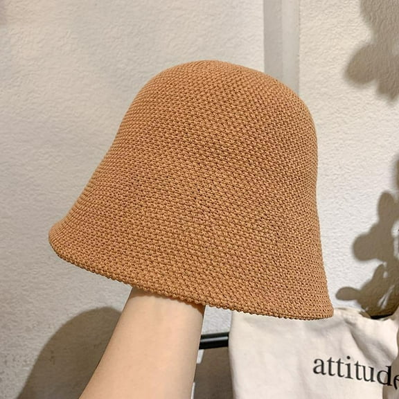 SikaFu Summer Sunshade Woman Sunscreen Thin Breathable Fisherman Hat Ins