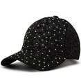 thumbnail image 1 of SikaFu Summer Women Rhinestone Baseball Cap Flower Embroidery Hats Female Snapback Designer Sun Hat Hip Hop Y2k Caps Gorras De Béisbol, 1 of 6