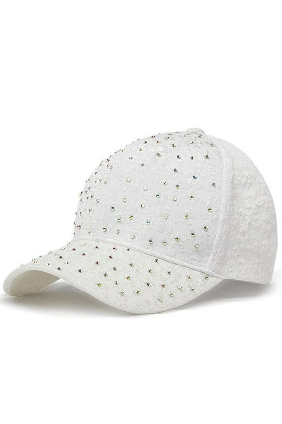 Summer Women Rhinestone Baseball Cap Flower Embroidery Hats Female Snapback Designer Sun Hat Hip Hop Y2k Caps Gorras De Béisbol