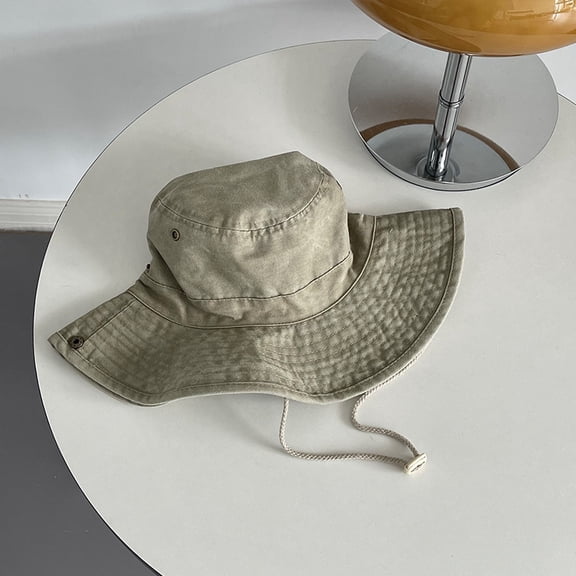 SikaFu TUshu/Shark Chili~Neutral Style Concave Fishing Hat Women's Vintage Western Cowboy Hat Outdoor Sunshade