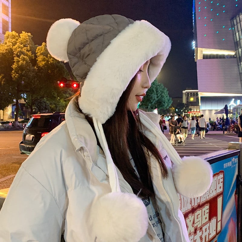 SikaFu The New Version Of Leifeng Hat Women's Winter Cold Removal Ear ...