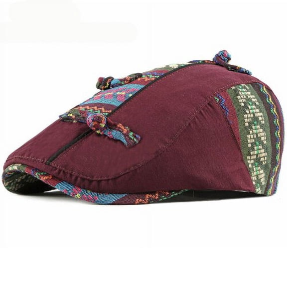 SikaFu Vintage Men Women Cap Artist Painter Newsboy Flat Cap Men Women Berets Spring Summer Cotton Sun Hat Adjustable Beret Cap