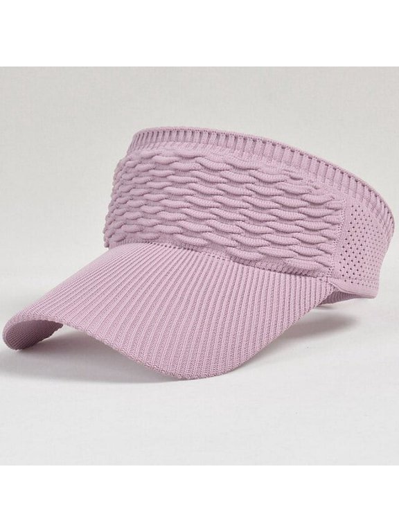 Visor Cap Men Women Spring Summer Sun Protect Sun Visor Hat Breathable Outdoor Anti-UV Running Cap Solid Plain Beach Hat