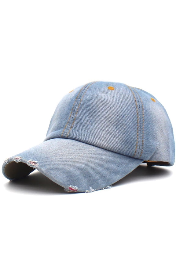 Washing Broken Hat Cotton Cotton Light Board Cowboy Baseball Men's Outdoor Ding Ran Hat Muslin Hat Berry Hat