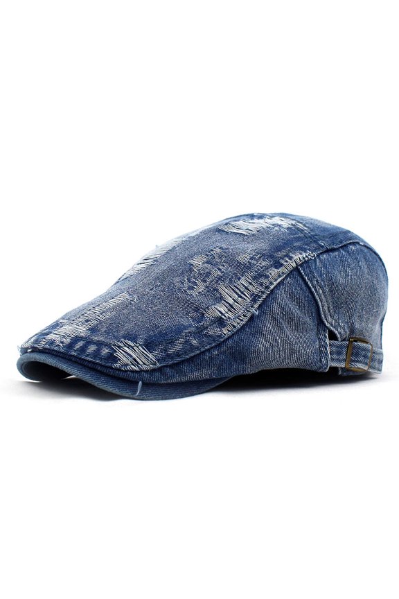 Washing Denim Bar Hat Men's Retro Edge Of Old Peaked Caps New Lady Fashion Summer Shading Hat