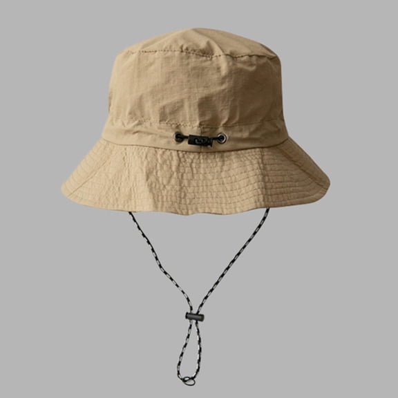 SikaFu Waterproof Fisherman Hat Can Be Stored In The Bag, Pot Hats, Summer Thin -Out Outdoor Mountaineering Hat Men's Sun Hat Girl
