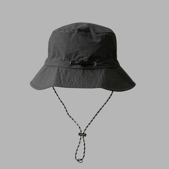SikaFu Waterproof Fisherman Hat Can Be Stored In The Bag, Pot Hats, Summer Thin -Out Outdoor Mountaineering Hat Men's Sun Hat Girl