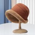 thumbnail image 1 of SikaFu Winter Plush Hat Children's Korean Edition Plush Thickened Lamb Hair Fisherman Hat Warm Ear Protection Bowl Hat Water Bucket Hat, 1 of 9