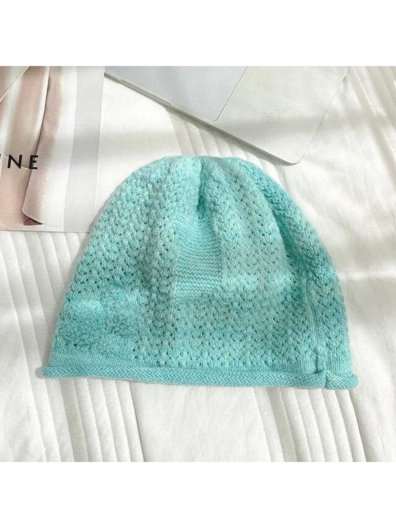 Winter Warm Curling Beanies Hat Women's Knitted Beanie Cap Outdoor Men Pullover Skullies Beanies Warm Casual Slouchy Caps Bonnet