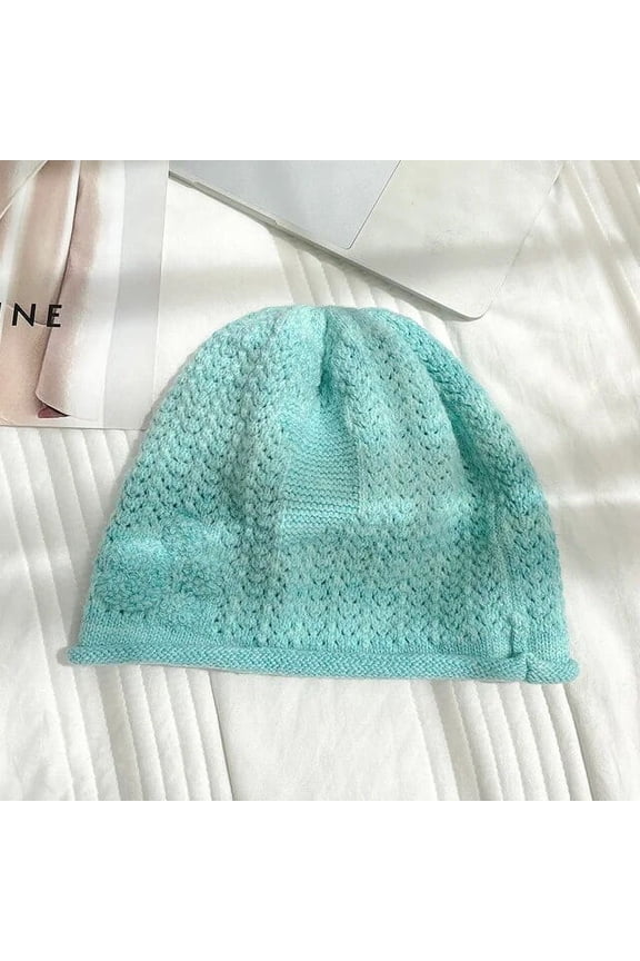 Winter Warm Curling Beanies Hat Women's Knitted Beanie Cap Outdoor Men Pullover Skullies Beanies Warm Casual Slouchy Caps Bonnet