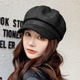 thumbnail image 1 of SikaFu Women Berets Fashion Striped Octagonal Newsboy Cap Vintage Artist Painter Beret Hat Female Autumn Winter Hat Beret Cap, 1 of 6