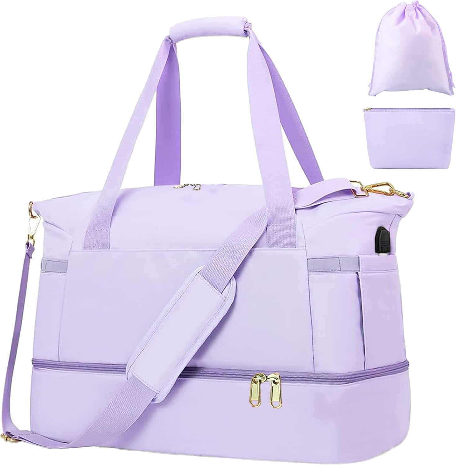 SikaFu Women Gym Bag with Separation for Wet and Dry, Shoe Storage ...