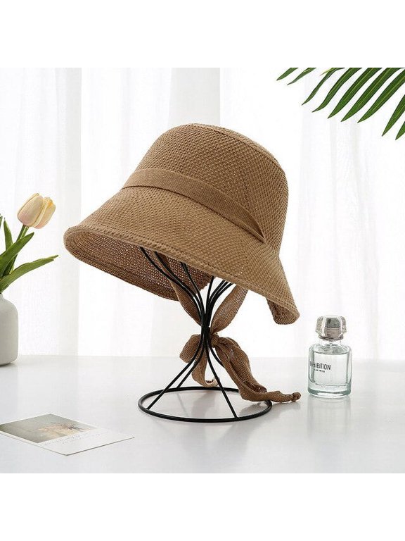 Women's Lace Bucket Hats Summer Sun Hat Wide Brim Visor Hats For Girls Panama Outdoor Beach Fishermen Hats Female Sunshade Caps