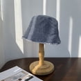 thumbnail image 1 of SikaFu (ZRSN) Spring/Summer New Water Washed Plush Edge Denim Versatile Fisherman Hat Women's Bucket Sun Visor Hat Trend, 1 of 9