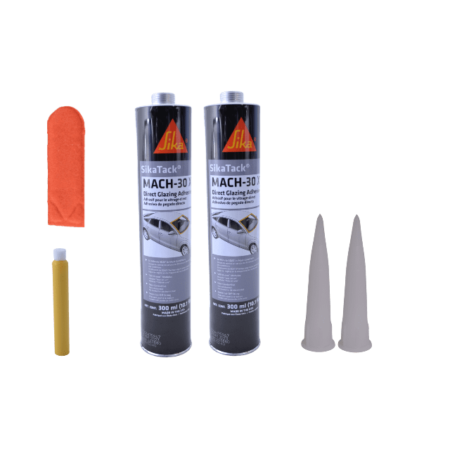 SikaTack Mach 30XV Auto Glass Urethane, Adhesive Sealant 2 Cartridge