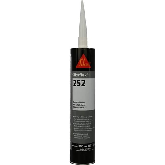 Sikaflex 10 oz 252 White Polyurethane Adhesive, White