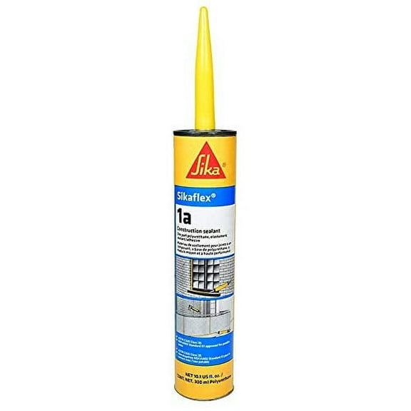 Sikaflex 1A Polyurethane Premium Grade High Performance Elastomeric Sealant, 10.3 fl oz Capacity, Black