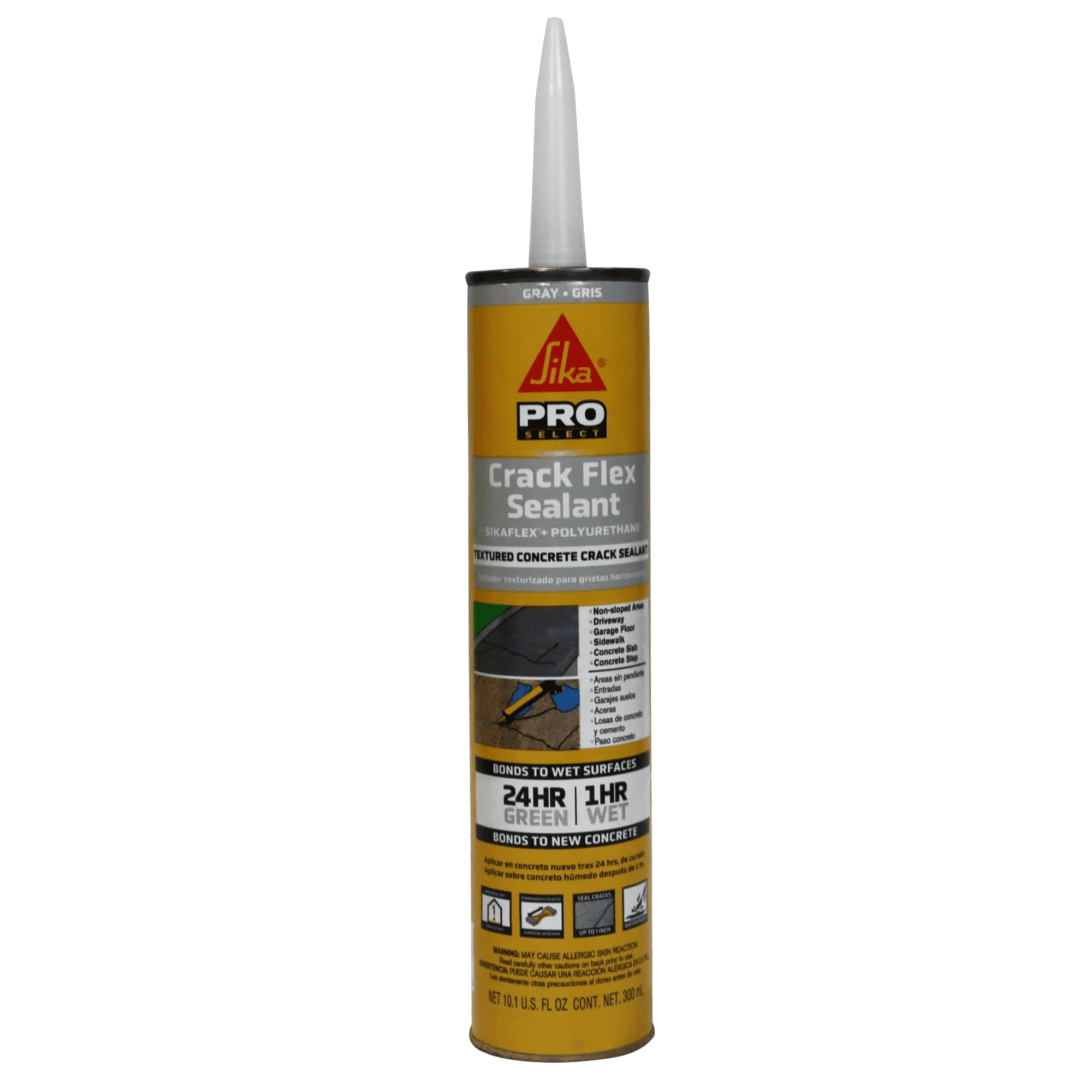 Gray 10.1 oz Textured Concrete Crack Flex Sealant