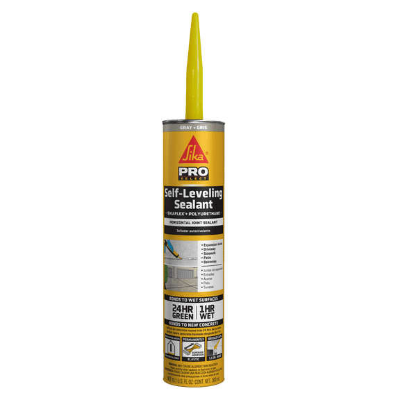 Sikaflex Self-Leveling Sealant, 10.1 fl. oz Cartridge, Gray