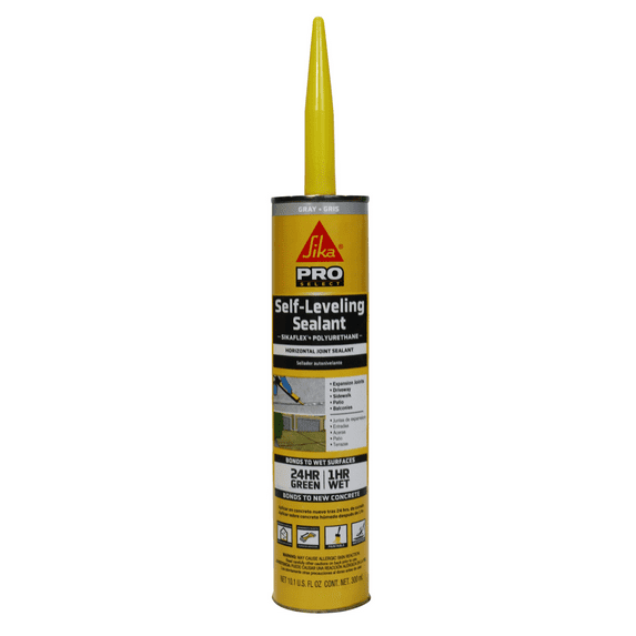Sikaflex Self-Leveling Sealant, 10.1 fl. oz Cartridge, Gray