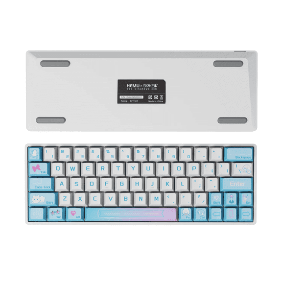 Sikakeyb Castle HM66 HE Custom Gaming Keyboard | GATERON Magnetic Jade Switches | 66 Key | Wired Type-C | RGB Backlight | 8K Polling Rate