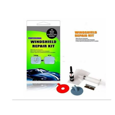 Sikeo Windscreen Windshield Repair Tool Automotive Glass Repair Tools, 0.2 lbs