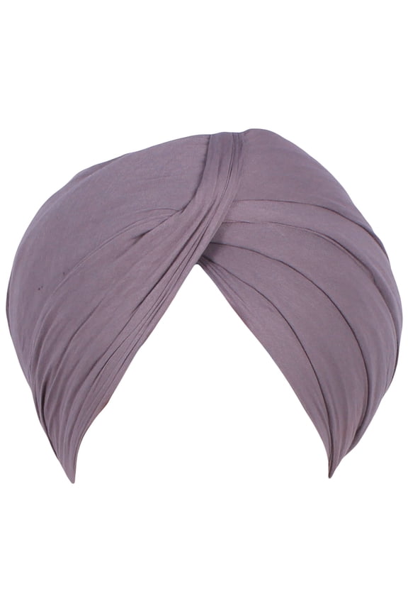 Sikh Cotton Turban For Men | Grey Color | 5Mts Punjabi Pagri (Unstitched Rubia Voile) By Indian Collectible