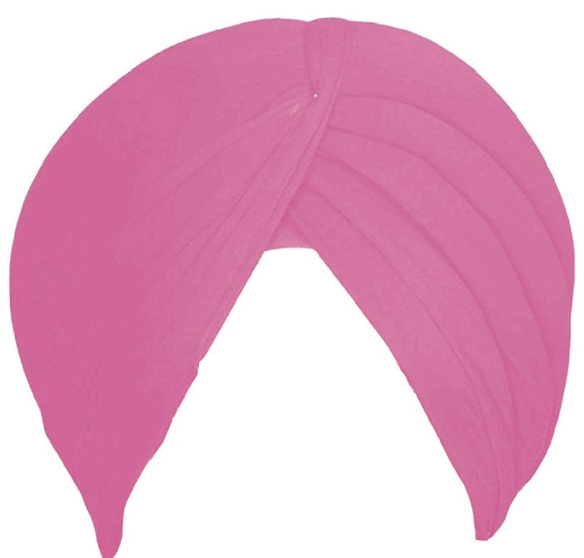 Sikh Cotton Turban For Men |Pink Color | 7 Mts Punjabi Pagri (Stitched ...