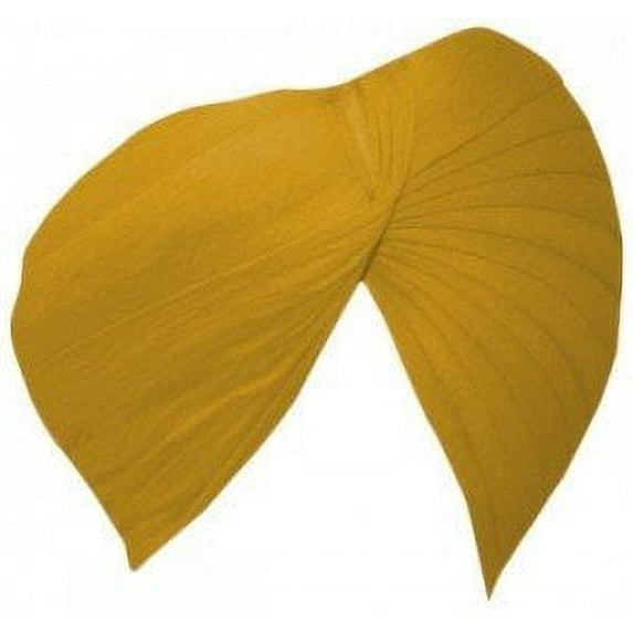 Sikh Cotton Turban For Men | Warm Brown Color | 6 Mts Punjabi Pagri (Stitched Rubia Voile) By Indian Collectible