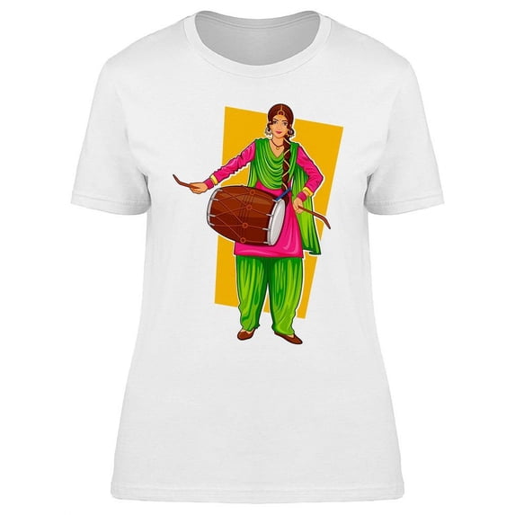 Sikh Punjabi Sardar Woman T-Shirt Women -Image by Shutterstock, Female x-Large