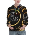 thumbnail image 1 of Sikiie 2025 New Year New Women's Casual Hoodies Long Sleeve Lightweight Pullover Tops Loose Sweatshirt-Large, 1 of 7