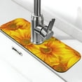 thumbnail image 1 of Sikiie 3D Sunflowers Splash Guard for Sink Faucet-1 PC Super Absorbent Fast Drying Mat Sink Gadgets-Splash Guard for Kitchen, Sink Mat, 1 of 7