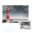 thumbnail image 1 of Sikiie 3d Lighthouse in the Surf Puzzle, Jigsaw Puzzles, Jigsaw Puzzles 1000 Pieces, Custom Jigsaw Puzzle for Adults (29.5×19.7in, Horizontal), 1 of 9
