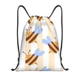 thumbnail image 1 of Sikiie A Bee Drawstring Backpack Drawstring Bags, Draw String Back Bag for Sports, Gym, Travel, Swimming, Beach-Small, 1 of 6