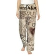 thumbnail image 1 of Sikiie Abstract Coffee Pattern With Letters Women’s Ultra-Soft Comfy Lounge Pants Sleepwear Comfy Lounge Pants Drawstring Sleep Bottoms with PocketsSmall, 1 of 6