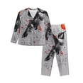 thumbnail image 1 of Sikiie Abstract Geometric Hummingbird Pajamas for Women Set, Womens Pajama Sets, Lounge Sets for Women, 2pjs for Women-XX-Large, 1 of 7