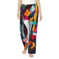 thumbnail image 1 of Sikiie Abstract Jazz Instrumental Women’s Lounge Pants, Lounge Pants Sleep Bottoms, Lounge for Women, Womens Pajama Pants -Small, 1 of 6