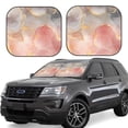 thumbnail image 1 of Sikiie Abstract Marble Texture Print Foldable Car Windshield Sun Visor, Car Window Sunshade Suitable for Sedan, SUV and Truck Car Accessories-Large, 1 of 6