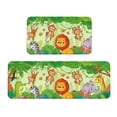 thumbnail image 1 of Sikiie African Animals in the Jungle Kitchen Mat 2 PCS Cushioned Kitchen Rug, Waterproof Non-Slip Kitchen Mats for Kitchen, Floor Home, Sink, Laundry, 1 of 6